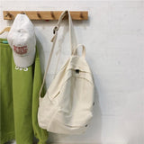 Waterafstotende canvas rugzak met laptopvak, 20 liter