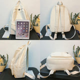 Waterafstotende canvas rugzak met laptopvak, 20 liter