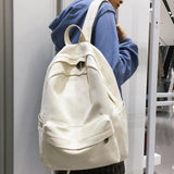 Waterafstotende canvas rugzak met laptopvak, 20 liter