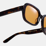 Vierkante Zonnebril Tortoise Retro Modern Design