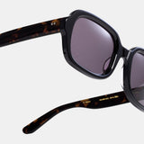 Vierkante Zonnebril Tortoise Retro Modern Design