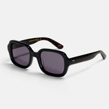 Vierkante Zonnebril Tortoise Retro Modern Design