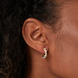 Hoepel Oorbellen met Parel Details voor Elegante Look