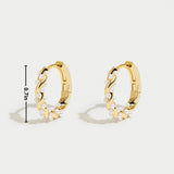 Hoepel Oorbellen met Parel Details voor Elegante Look