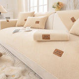 Beige Teddy Bankhoes met Getextureerde Structuur