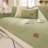Beige Teddy Bankhoes met Getextureerde Structuur