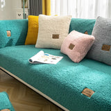 Beige Teddy Bankhoes met Getextureerde Structuur