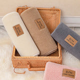 Beige Teddy Bankhoes met Getextureerde Structuur
